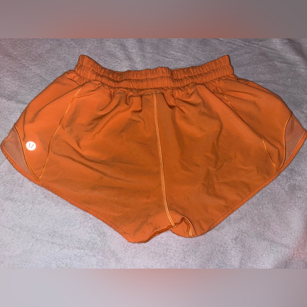 Orange Athletic Shorts - Picture 2 of 5